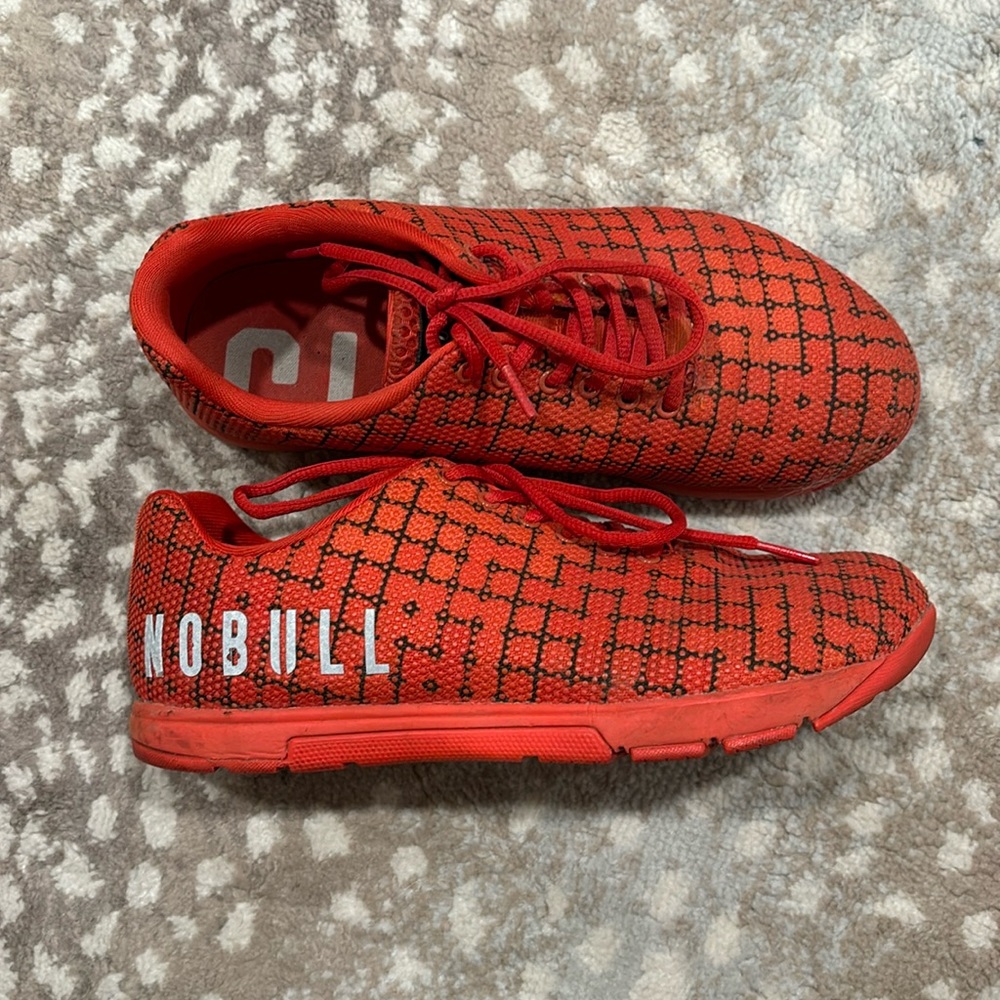 Nobull- Orange/Black Grid Trainers